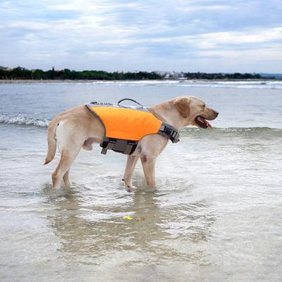 China Summer Pet Sustainable Clothes Swimming Safety Adjustable Dog Life Vest Jacket for sale