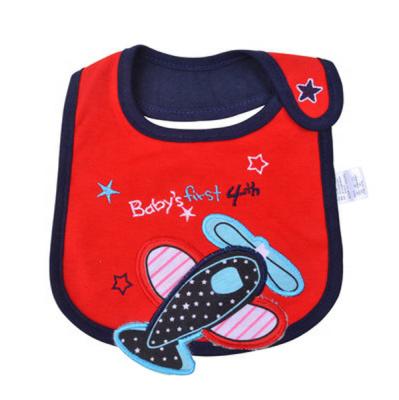 China Cozy Cute Design Washable Hot Selling Organic Cotton Baby Bibs Wholesale for sale