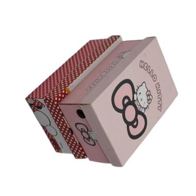 China Wholesale Hot Selling Popular Recycled Paper Elegant Materials Shoes Corrugated Cardboard Gift Box for sale