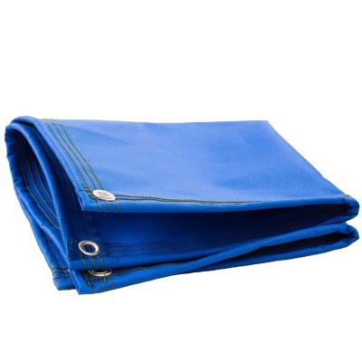 China Waterproof Heavy Duty Blue 600D Polyester Tarpaulin Oxford Fabric Tarpaulin Sheet For Truck for sale