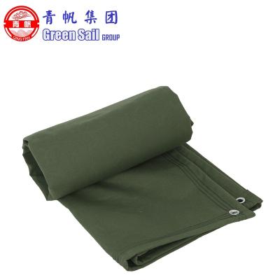 China High Quality Fire Retardant Blanket Sofa Fabric Polyester Blanket For Military Tent for sale