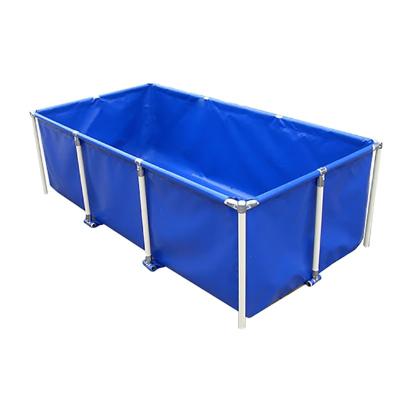 China Hot Selling Round Water Resistant Aquarium Tarpaulin Fish Pond Tarpaulin PVC Agriculture Farm Irrigation Tarp for sale