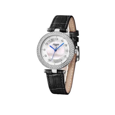 China Simple Design Day / Date Cheap Price Women Watches Diamond Girls Watches Quartz Wrist Watches for sale