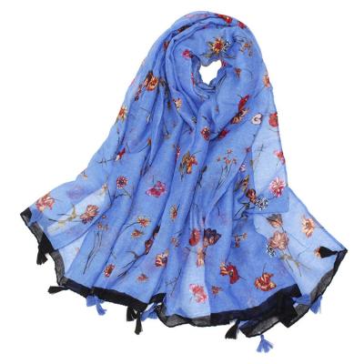 China Muslim Maxi Cotton Hemp Hijab Scarf Wholesale Shawl Premium Soft Islam Cotton Hemp Hijab Scarf for sale