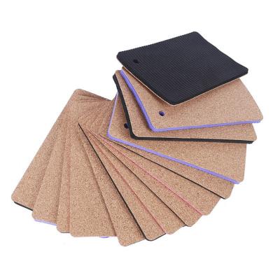 China Non-Toxic/Non-Slip/Durable/Washable Organic Cork and Natural Tape Mat Cheap Price Non-Toxic Eco-Friendly Cork Yoga Mats 6 Different Colors for sale