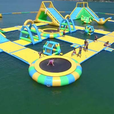 China Good Quality Commercial PVC Aqua Large River Inflatable Floating Lake Water Park for sale