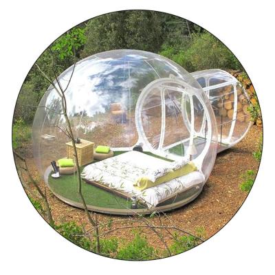 China Durable Transparent Inflatable Football Party Bubble Tent House For Outdoor Camping for sale