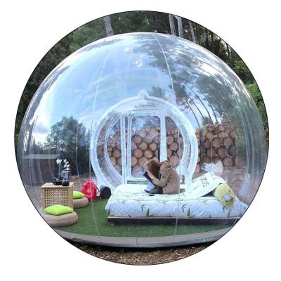 China Soccer Party Cheap Price Transparent Inflatable Bubble Tent House For Outdoor Camping for sale