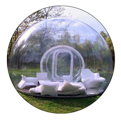 China Popular Transparent Inflatable Football Party Bubble Tent House For Outdoor Camping for sale