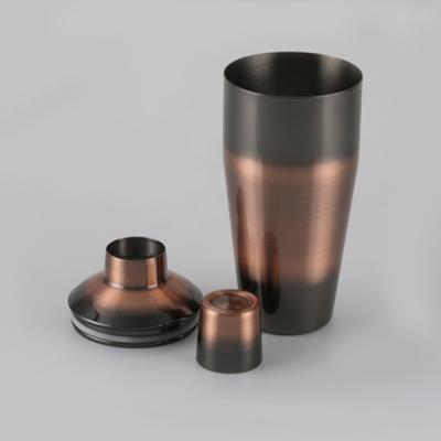 China Sustainable High Quality Custom Copper Shaker Stainless Steel Bottle For Bar for sale