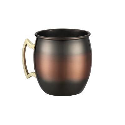 China Viable Wholesale Copper Cup Warmer Single Handle Coffee Cups Custom Coffee Mug for sale