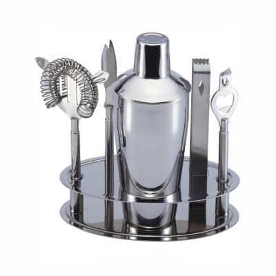 China Sustainable Luxury Stainless Steel Cocktail Gift Set Bartender Kit Price Cocktail Bar Set for sale