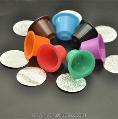 China seal & Closure seal and closure use 100% aluminum sticker for seal/pod nespresso capsules for sale