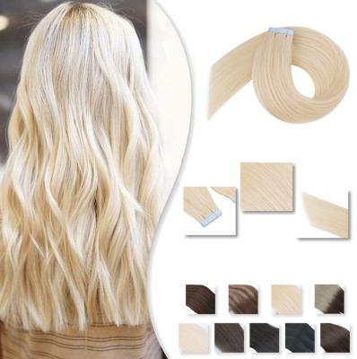 China Wholesale Virgin Remy Hair Extension 2022 Virgin Tape Body Wave Tape In Hair Extensions Virgin Natural Invisible Double Drawn Tape In Hair Extension for sale