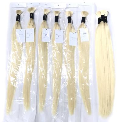 China China Suppliers Wholesale Russian Silky Straight Blonde Hair Extensions Unprocessed Virgin Hair Volume Unprocessed Ash Wave Hair for sale