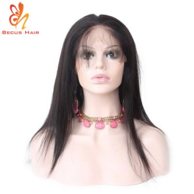 China Cheap Cheap Human Hair Base 360 ​​Lace Frontal Closure Cuticle Aligned Peruvian Virgin Human Hair for sale