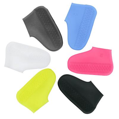 China Trend Integrated Tape Fashion Waterproof And Non-slip Shoes Rain Cover for sale