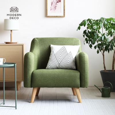 China Single Seat Sofa Chair Base Couch For Bedroom Living Room Nordic Leisure Upholstered Private Label for sale