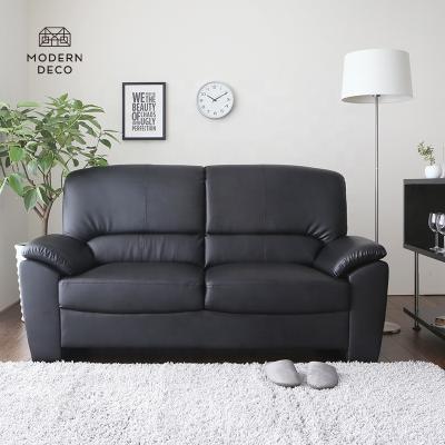 China Classic PU Leather Sofa Living Room Sofas Couches Modern Black White Gray Beige Cream 3 Seat Office Home Furniture Factory for sale