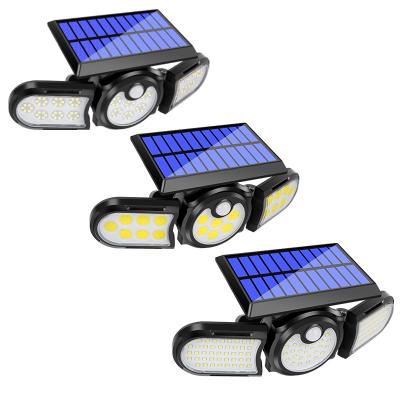 China Garden Balcony Street led light wall modern outdoor porch Wall Light Garden Solar Power Pir Motion Sensor wall lantern for sale