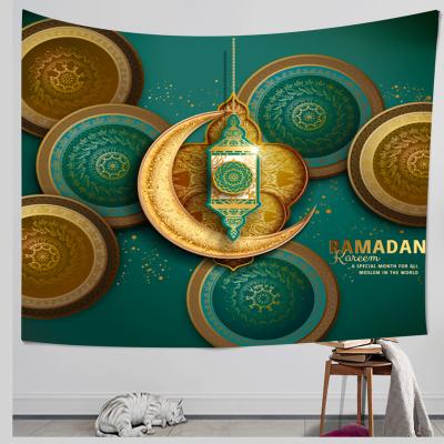 China Simple Wall Hanging Custom Made Tapestry Moon Ramadan Ramadan Size Digital Printing A Custom Made Tapestry for sale