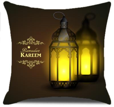 China Fashion Design Breathable Peach Skin Custom Fabric Ramadan Printed Pillow Case for sale