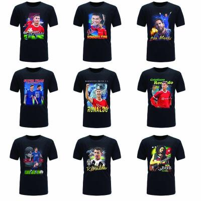 China Wholesale Cheap Breathable Custom Made Soccer Star T Shirt Made In China Men's Short Sleeve T Shirt for sale