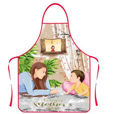 China Durable Custom Star Apron For Women Polyester Blend Adjustable Bib Apron For Women Male Chefs for sale