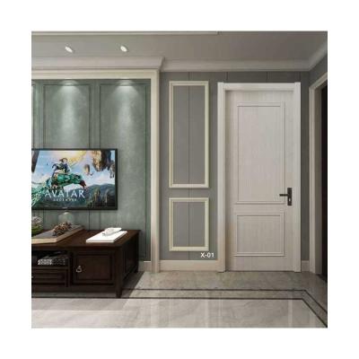 China Waterproof Product WPC Interior Doors Base Track Hot Selling Colors For Front Entry Door for sale