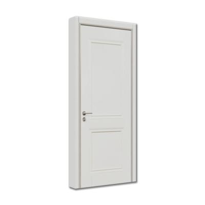 China Waterproof Hotel Apartment School Hospital PVC Door Interior Design Picture Frames Wpc Soundproof Door for sale