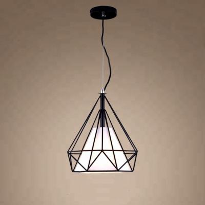 China Industrial/Retro/Modern Decorative Simple Metal and Fabric Shade Hanging Lamp for Ceiling Pendant Light for Cafe Foyer for sale