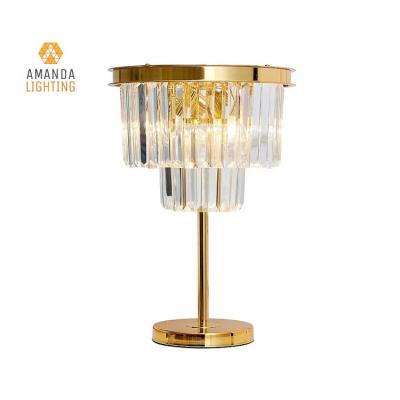 China Contemporary Made In China Modern Cheap Home Hotel Hotel Table Lamp Lighting Crystal Decorative Table Lamp For for sale