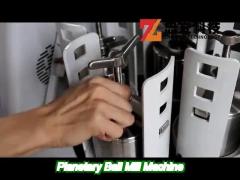 500rpm metal ceramic planetary ball mill grinder for laboratory