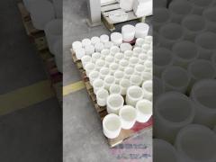 Precision Grinding With 64mm Ball Mill Jar And Jar Lid Set