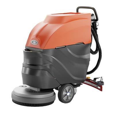 China LB-WB530 Hotels Electric Walk Behind Floor Scrubber Cleaning Machine With 55L Tank for sale