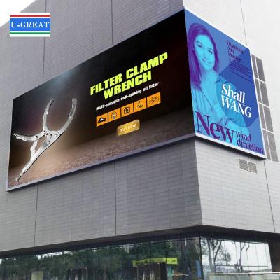 China Outdoor Advertising Display P4 P5 P6 P8 P10 Rgb Wall Mounted Front Service Big Tv Led Screen Hd Video Outdoor Digital Signage for sale