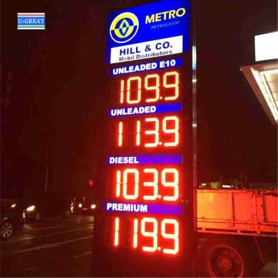 China 8 inch seven segment led display for electronic fuel digital sign,fuel price displays à venda