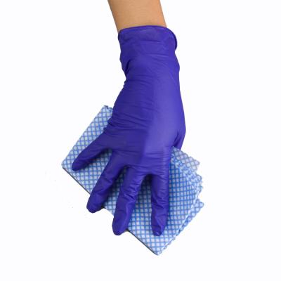 China Work Protection Professional Factory 3.5 Mil White Nitrile Gloves Powder Free for sale