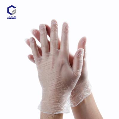 China Work Protection China Safety Vinyl Working Gloves Powder Free Food Grade Nitrile White Household Gloves for sale