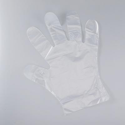 China Comfortable Food Processing Strip Gloves Polythene Plastic Gloves for sale