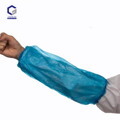 China Disposable PE Plastic Oversleeve Sleeve Cover Arm Sleeve for sale