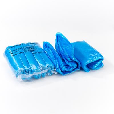 China Wholesale Disposable Plastic PE Arm Sleeve Cover Blue PE Oversleeve for sale