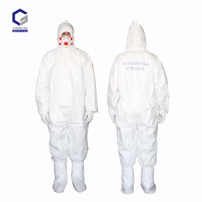 China Water Proof White Cheap Price OEM Microporous Coverall for sale