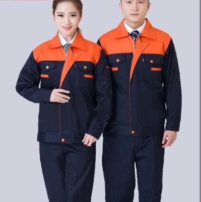 China Custom Made High Quality Durable Cotton Car Mechanic Worker Uniform Work Clothes for sale