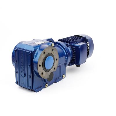 China Building Material Shops Reduction Helical Gearbox Gearbox Motor K Helical Bevel Gear Speed ​​Reducer for sale