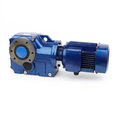 China Material of Construction Shops K Helical Bevel Gear Motor Helical Gearboxes Strand Gearbox Gear Reduction Reverse Gearbox for sale