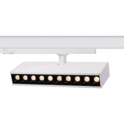 China Modern Low Brightness 5 Colors Secondary Optical Driver LED Rail Track Integrated Light For Fashion Shop for sale