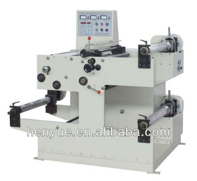 China FQ-550 printing shops label slitting and rewinding machine/adhesive label slitter/rewinder sticker slitter for sale