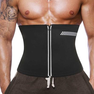 China Sports Waist Trainer Waist Trainer For Men Weight Loss Sauna Belt Sweat Band Girdles Slimming Body Shaper Tummy Control Corset Burner Sport Fat for sale