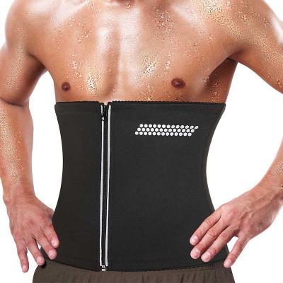 China Sports Waist Trainer Waist Trainer For Men Weight Loss Sweat Belt Sauna Band Girdle Slimming Body Shaper Tummy Control Corset Burner Sports Fat for sale